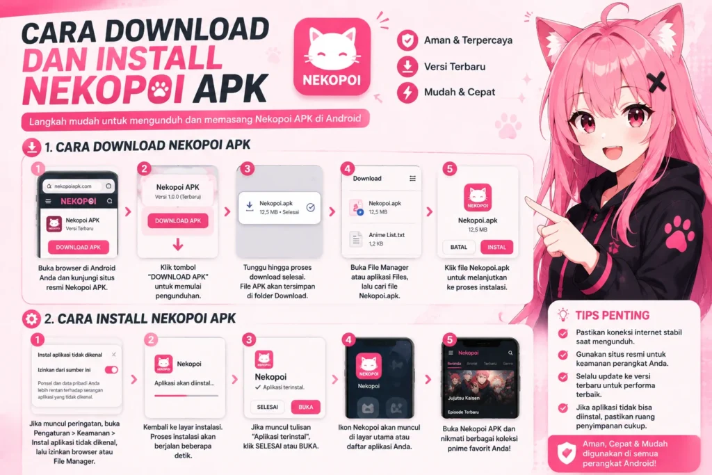 Cara Download dan Install Nekopoi APK